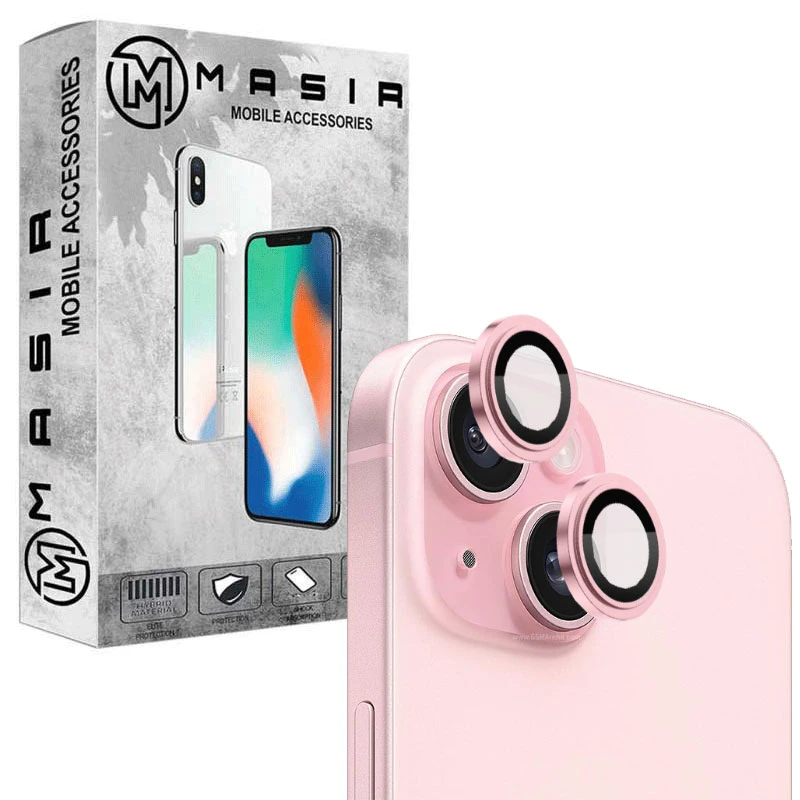 محافظ لنز دوربین مسیر مدل رینگی مناسب برای گوشی موبایل اپل Iphone 15 / 15 Plus