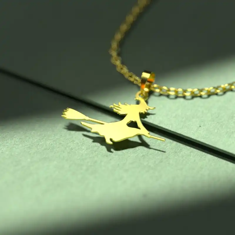 گردنبند طلا 18 عیار زنانه مدوپد مدل هالووین کد G3-1-1144