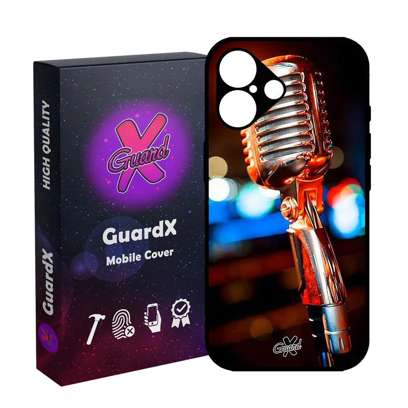 کاور گارد ایکس طرح میکروفون مدل 10259 مناسب برای گوشی موبایل اپل iPhone 16