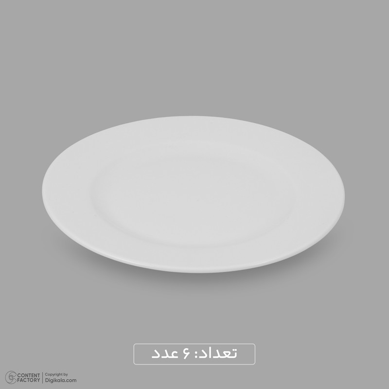 سرویس غذاخوری چینی 25 پارچه 6 نفره مقصود مدل دایره کد 005
