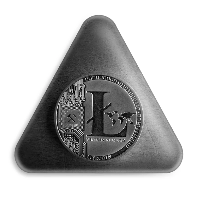 پیکسل خندالو طرح ارز دیجیتال لایت کوین مدل مثلثی کد 4074