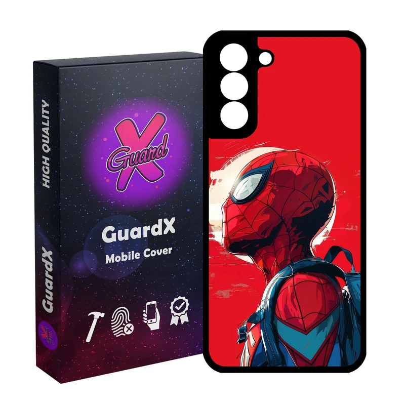 کاور گارد ایکس طرح مرد عنکبوتی مدل Glass10794 مناسب برای گوشی موبایل سامسونگ Galaxy S21 FE