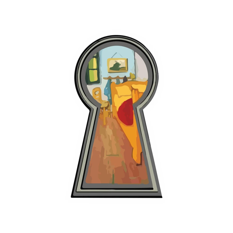 برچسب لپتاپ طرح سوراخ کلید کد 841