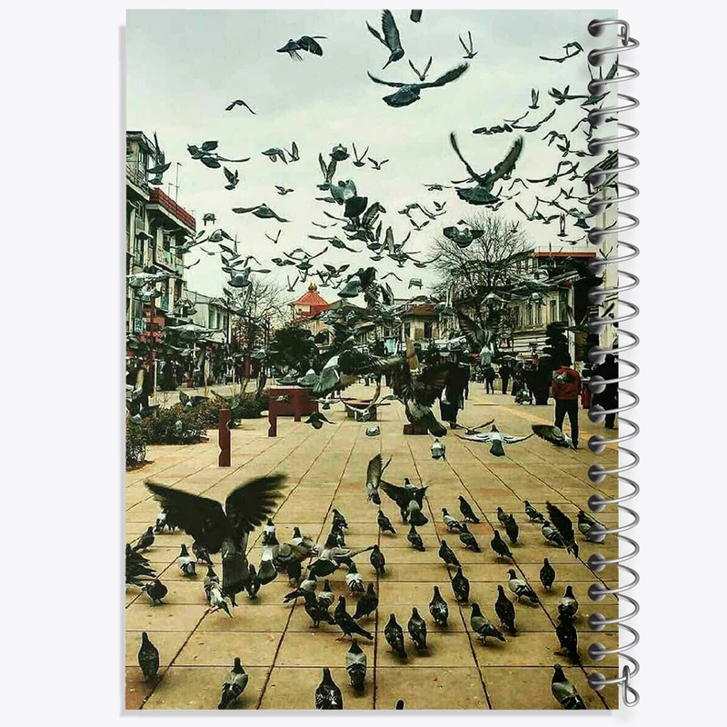 دفتر ژورنال نویسی 50 برگ خندالو مدل نقطه ای طرح میدان شهرداری رشت کد F1630