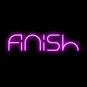 نئون فلکسی طرح Finish کد 5
