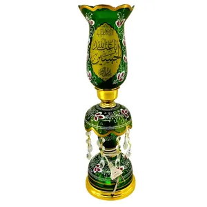 شمعدان مدل لاله مذهبی هیئتی طرح السلام علیک یا اباعبدالله الحسین ع و یا ام البنین س کد 103269