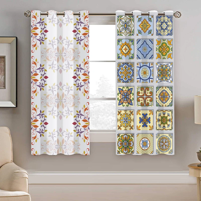 پرده نیروانا طرح سنتی  مدل هازان کد 4038سایز 140×200 سانتی متر