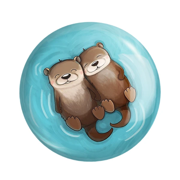 مگنت خندالو طرح سمور آبی کد 5061