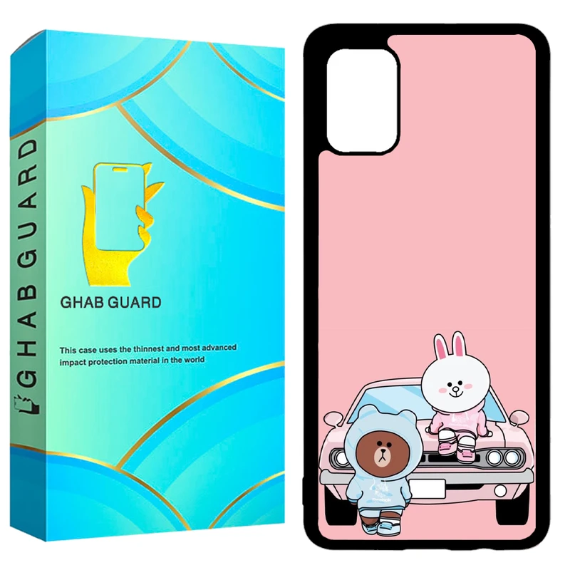 کاور قاب گارد طرح خرگوش مدل GCHPA51 مناسب برای گوشی موبایل سامسونگ Galaxy A51 4G / 5G