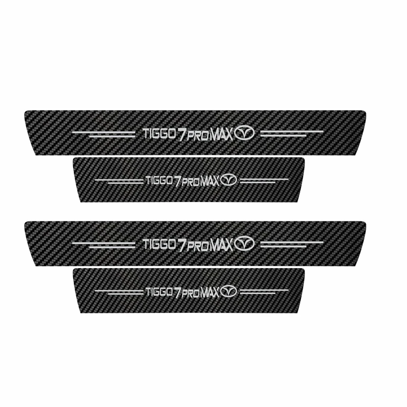 برچسب پارکابی خودرو سولگی مدل کربن کد J36 مناسب برای تیگو 7 پرومکس بسته 4 عددی