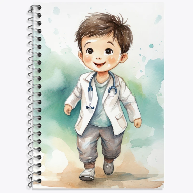 دفتر لغت 50 برگ خندالو طرح پسر دکتر کد N2221