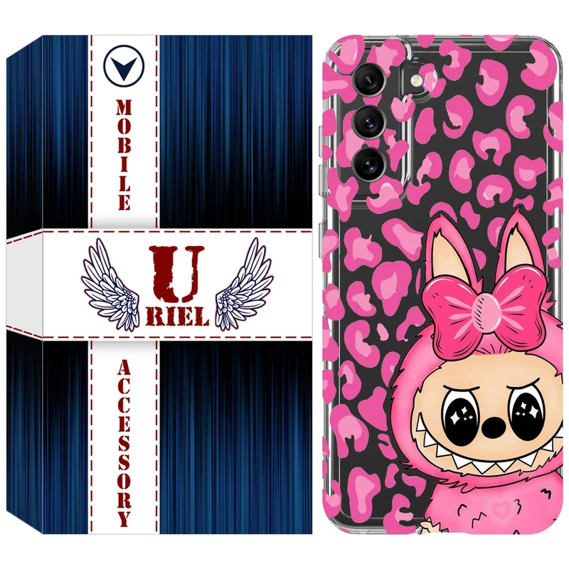 کاور یوریل مدل Clear کد 107 طرح لبوبو مناسب برای گوشی موبایل سامسونگ Galaxy S21 FE