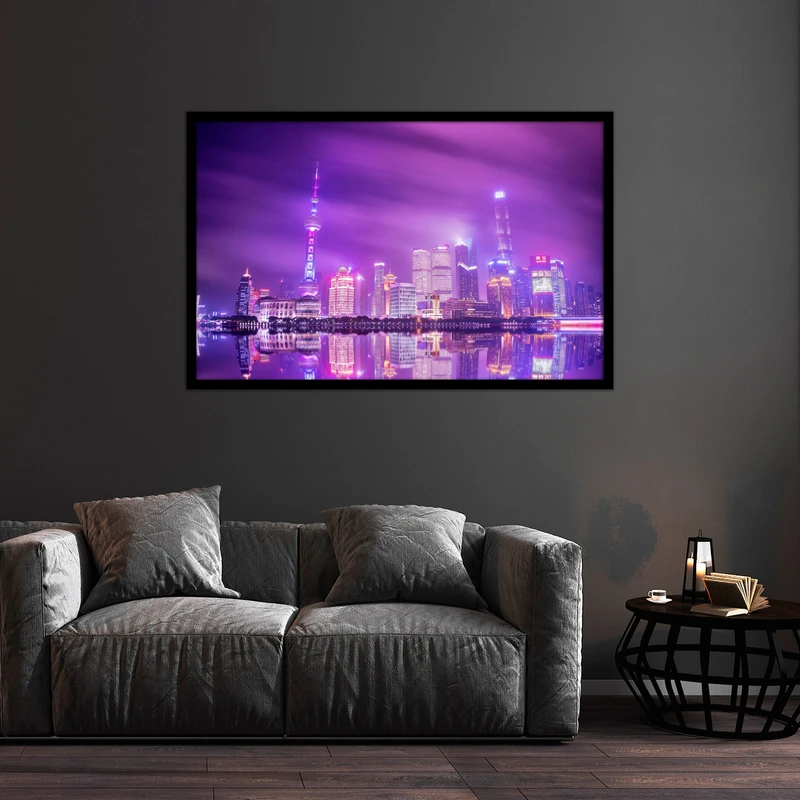 تابلو بکلیت طرح منظره شهری مدل B-bu1678