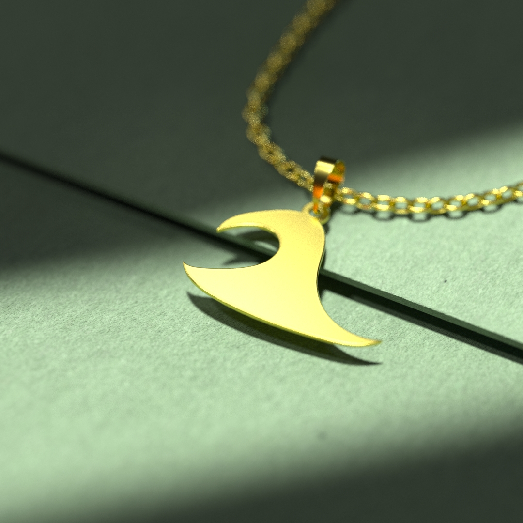 گردنبند طلا 18 عیار زنانه مدوپد مدل هالووین کد G3-1-1044