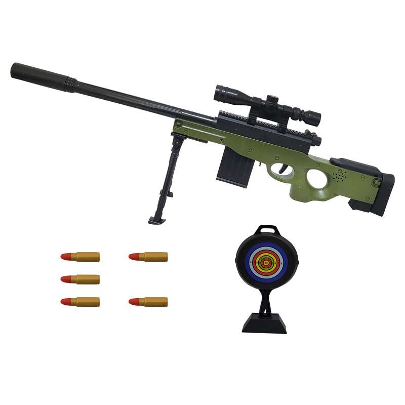 تفنگ بازی مدل اسنایپر کد 12010 مجموعه 7 عددی