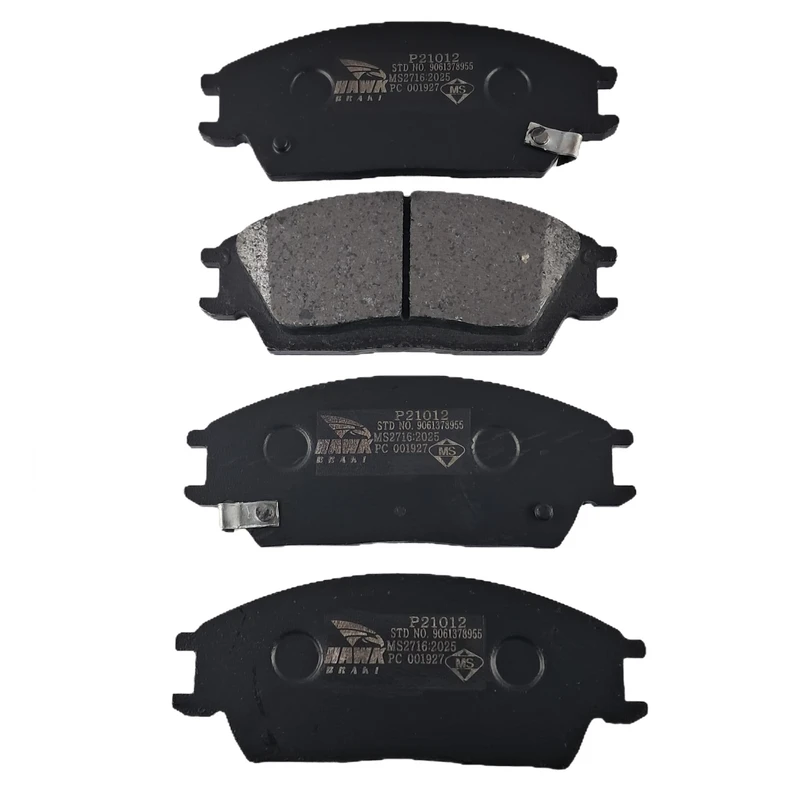 لنت ترمز جلو خودرو هاک بریک مدل P21012 دو جفت مناسب برای جک J3، هیوندای ورنا