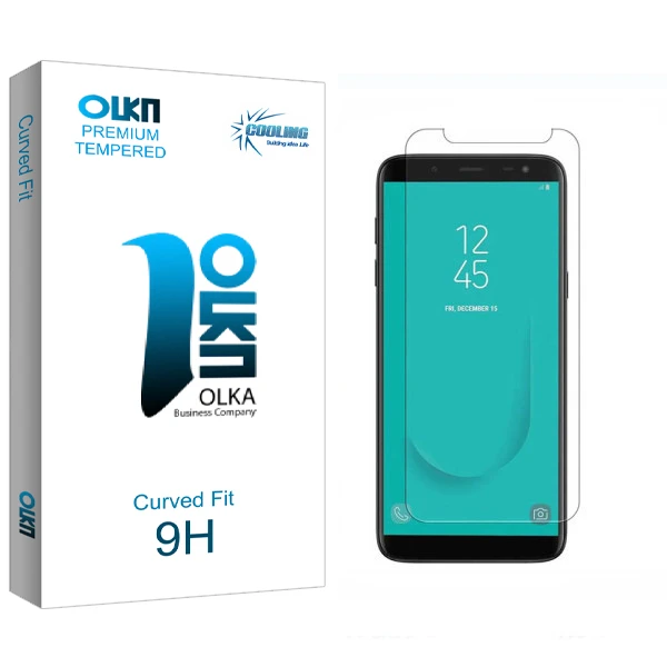 محافظ صفحه نمایش شیشه ای کولینگ مدل Olka glass مناسب برای گوشی موبایل سامسونگ Galaxy J8 Plus