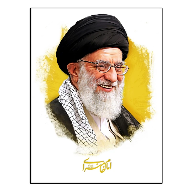 تابلو شاسی بکلیت طرح رهبری آیت الله خامنه ای مدل SH-12166