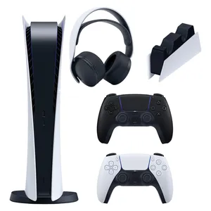مجموعه کنسول بازی سونی مدل PlayStation 5 Digital ظرفیت 825 گیگابایت به همراه هدست و پایه شارژر و دسته اضافی