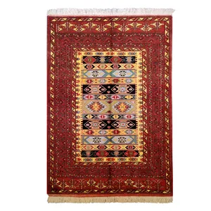 فرش دستباف دو و نیم متری طرح هندسی مدل AA14