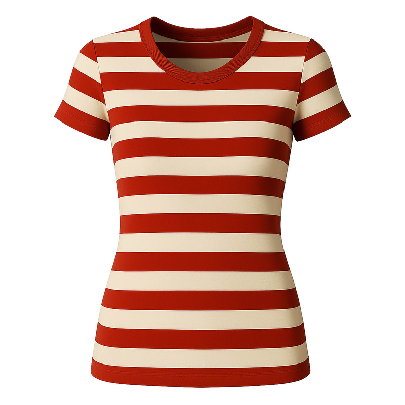 کراپ تی‌شرت آستین کوتاه زنانه