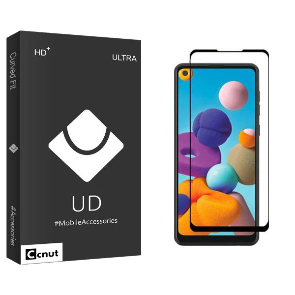 محافظ صفحه نمایش کوکونات مدل UD Black مناسب برای گوشی موبایل سامسونگ Galaxy A21s