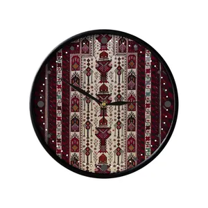 ساعت دیواری مدوپد طرح فرش بلوچ جانمازی مدل C-balouch26