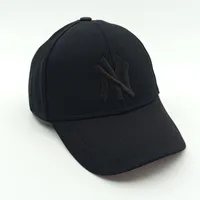 کلاه کپ مدل NY طرح کتان