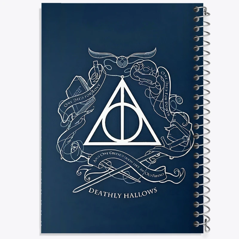 دفتر ژورنال نویسی 50 برگ خندالو مدل نقطه ای طرح هری پاتر (Harry Potter) کد N3159