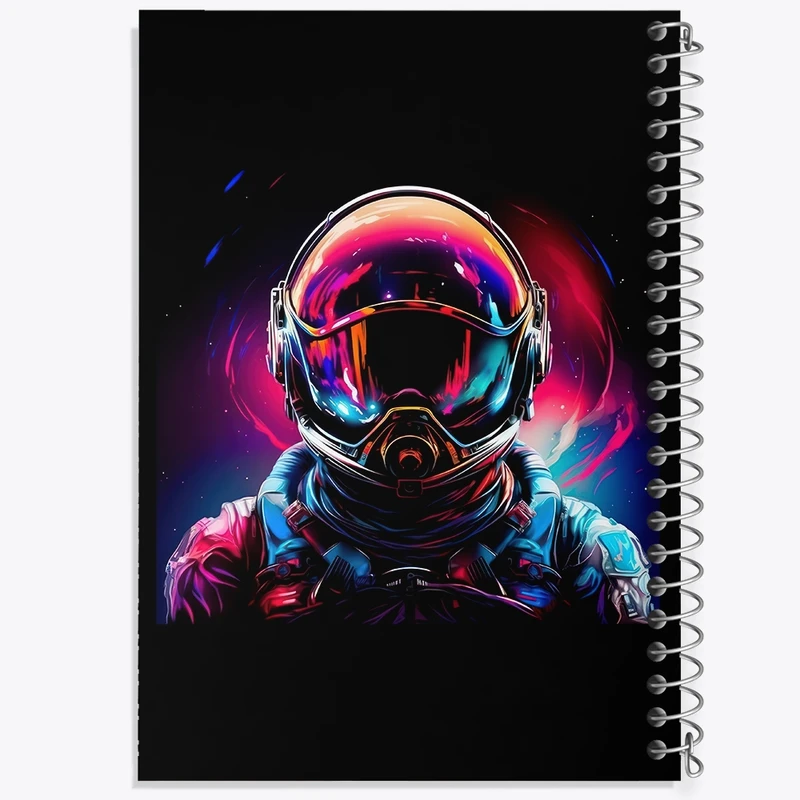 دفتر شطرنجی 50 برگ خندالو مدل آدم فضایی کد F2623