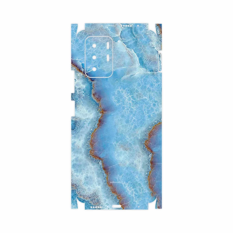 برچسب پوششی ماهوت مدل Blue-Ocean-Marble-FullSkin مناسب برای گوشی موبایل شیائومی Poco X3 GT 5G