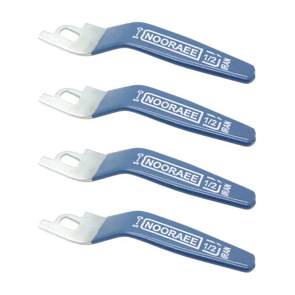 دسته شیر گازی دینا مدل DN-1/2Blue بسته 4 عددی