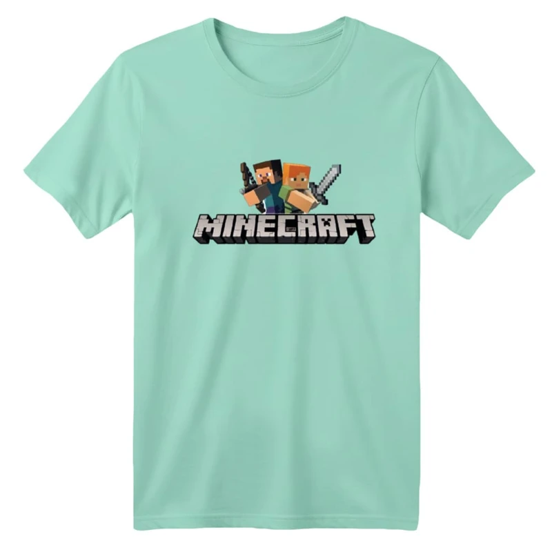 تی شرت آستین کوتاه بچگانه مدل ماینکرفت کد ۲