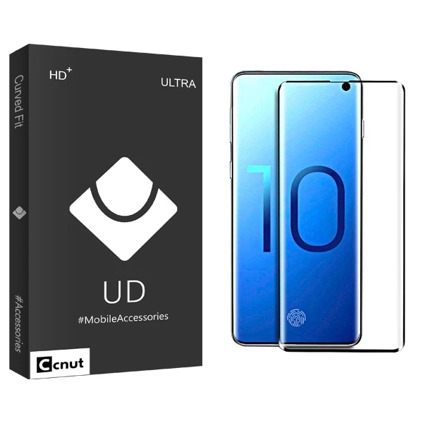 محافظ صفحه نمایش شیشه ای کوکونات مدل UDB FLGL مناسب برای گوشی موبایل سامسونگ Galaxy S10
