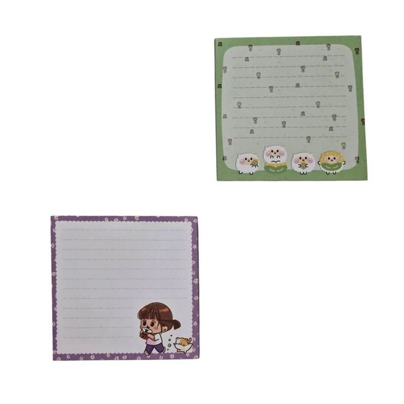 کاغذ یادداشت پانداک مدل بره سایز 9.5*9.5 سانتی متر بسته 2 عددی