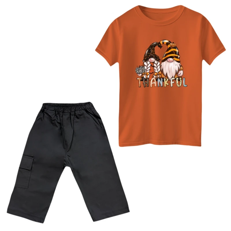 ست تی‌شرت و شلوارک پسرانه مدل کوتوله ها