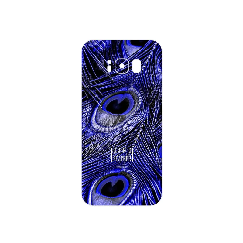 برچسب پوششی ماهوت مدل Purple Feather مناسب برای گوشی موبایل سامسونگ Galaxy S8