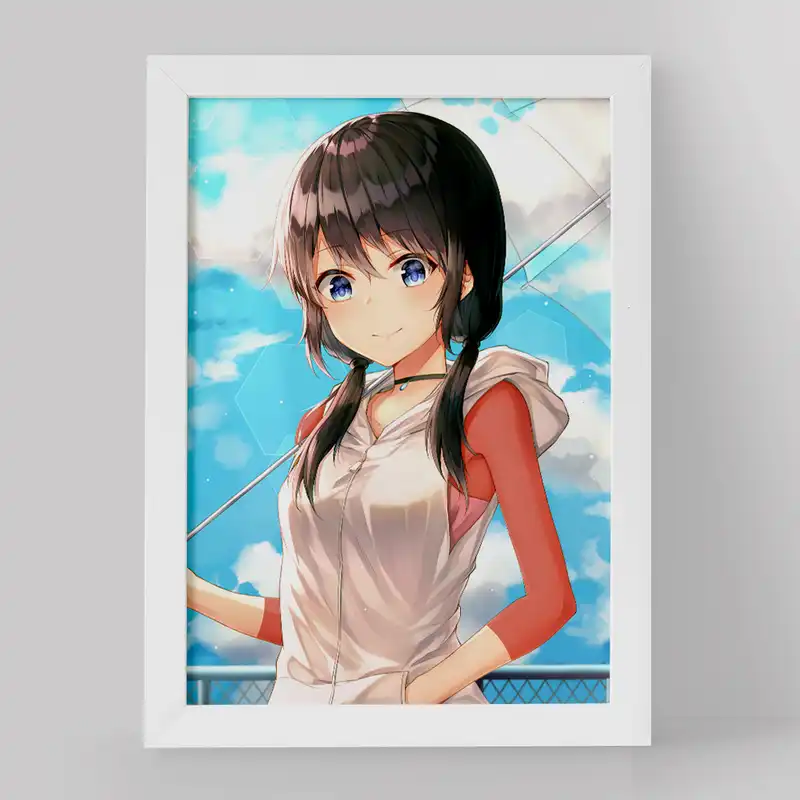 تابلو خندالو مدل هینا انیمه تغییر آب و هوا با تو کد 17598