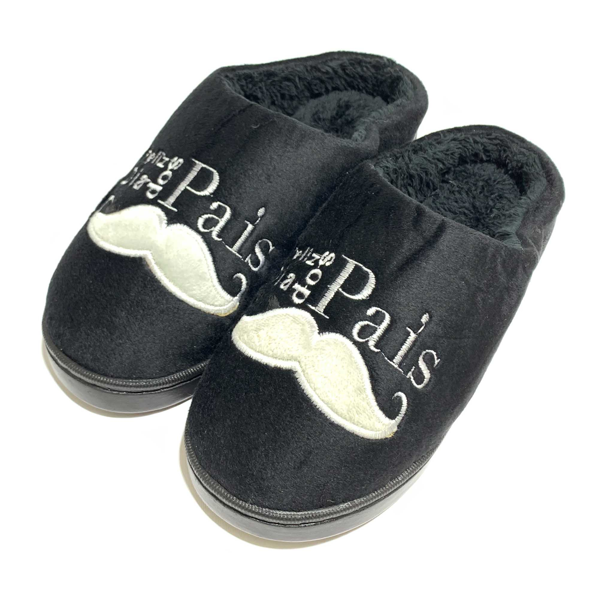 دمپایی حوله ای مدل Mustache کد RS-BK-136