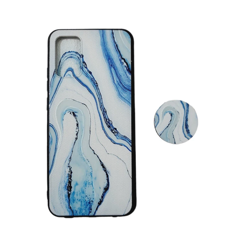 کاور طرح آبرنگی مدل a03s مناسب برای گوشی موبایل سامسونگ Galaxy A03S / A02S / M02S به همراه پاپ سوکت
