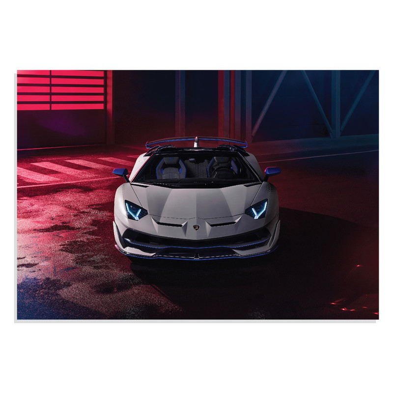 تابلو شاسی طرح ماشین لامبورگینی اونتادور - Lamborghini Aventador SVJ Roadster مدل NV0742