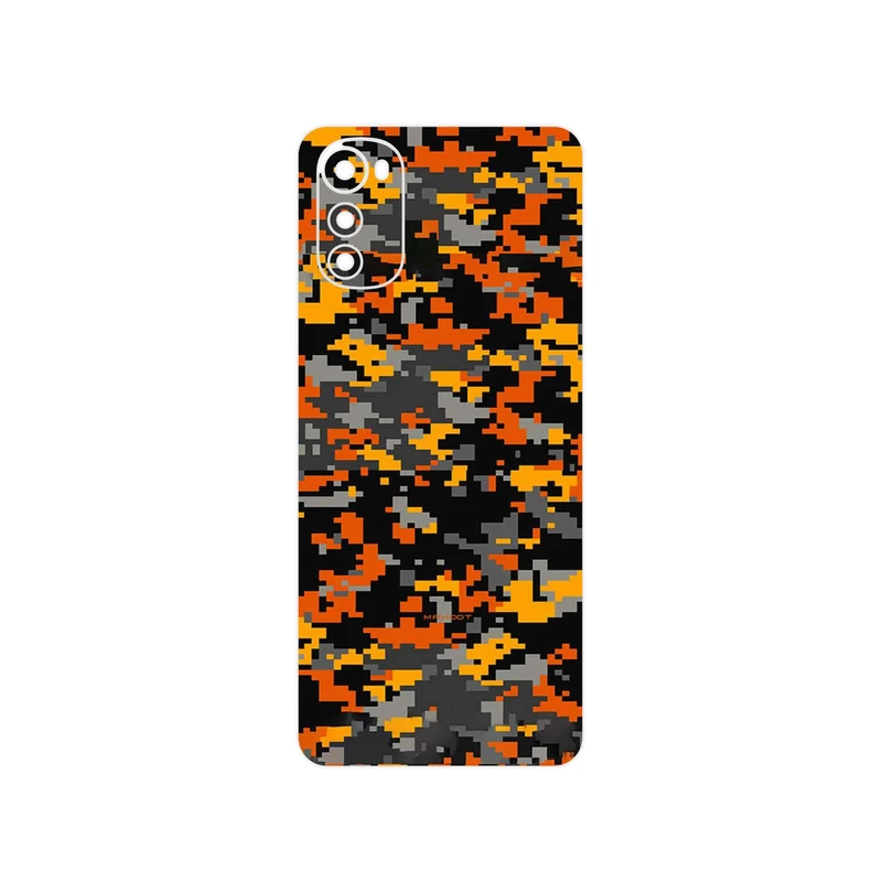 برچسب پوششی ماهوت مدل Army_Autumn_Pixel مناسب برای گوشی موبایل موتورولا Moto E32s