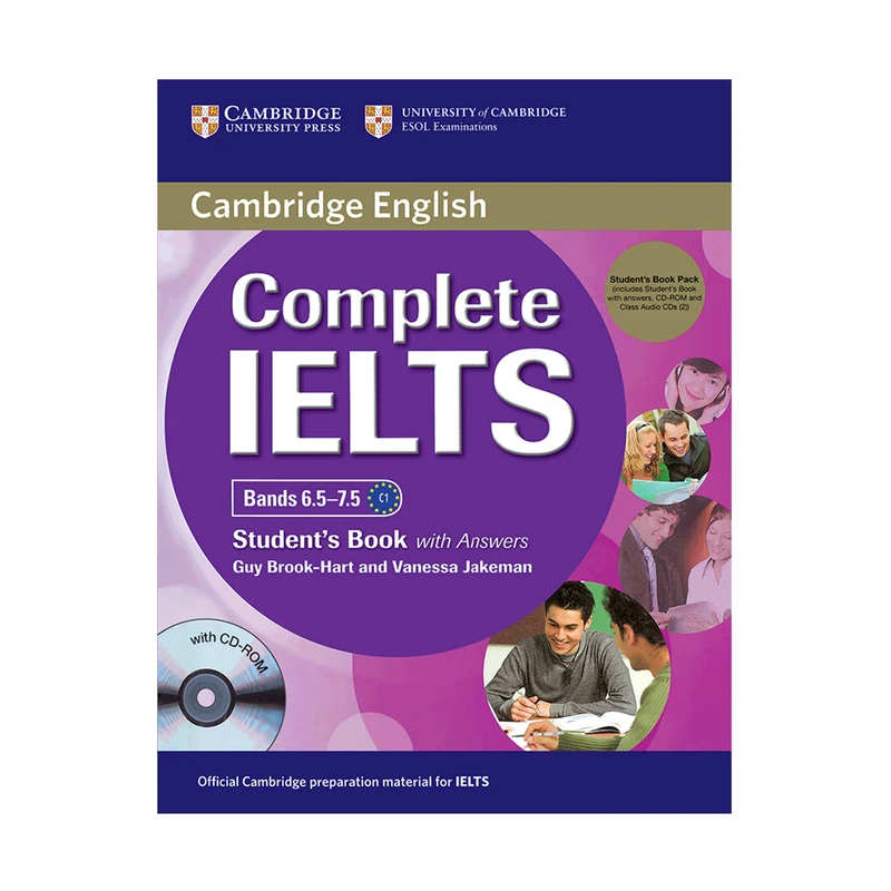 کتاب زبان Cambridge English Complete Ielts C1 همراه با کتاب کار و CD انتشارات کمبریج