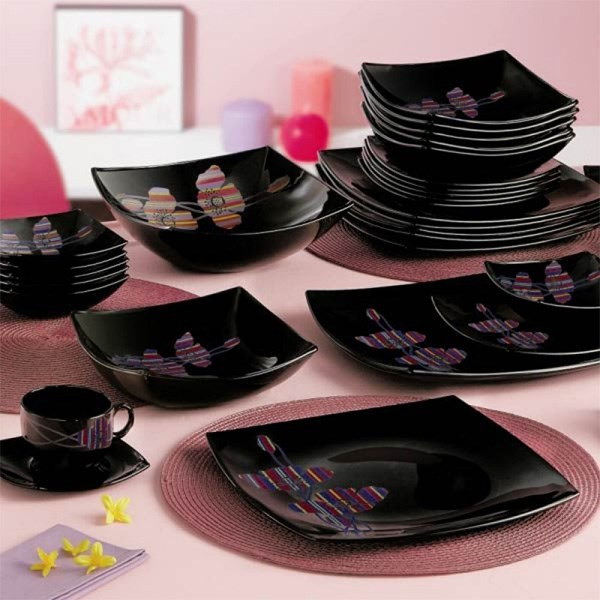 سرویس 38 پارچه لومینارک مدل Rose Poppies کد H4530