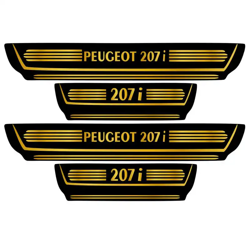 برچسب بدنه خودرو اسپرت غدیر مدل CH GO YA59 A89 مناسب برای 207 بسته 4 عددی