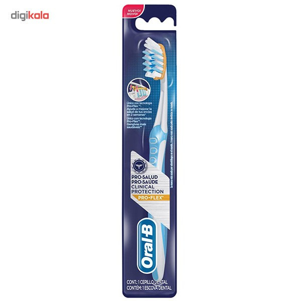 مسواک اورال-بی مدل Proflex با برس متوسط