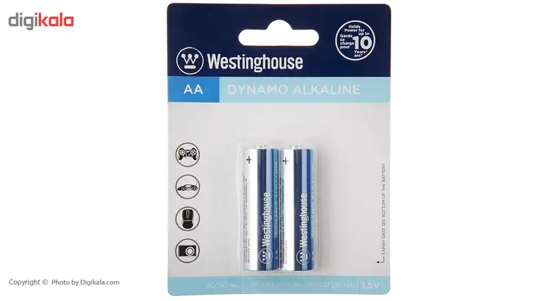 باتری قلمی وستینگهاوس مدل Dynamo Alkaline LR06 AM3 MIGNON بسته 2 عددی