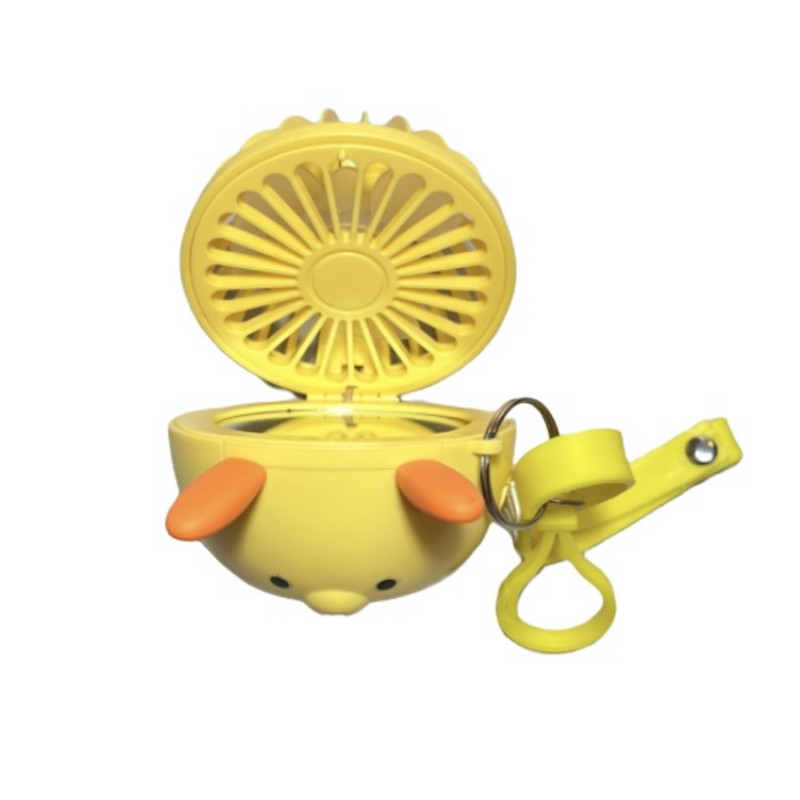 پنکه شارژی مدل محفظه و آينه دار