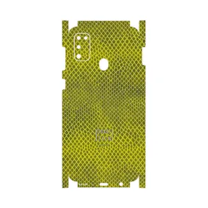 MAHOOT Yellow Snake Skin-FullSkin Cover Sticker for Samsung Galaxy M30s
