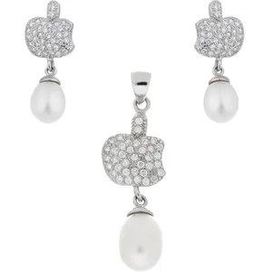 نیم ست نقره اکنو مدل OK3337